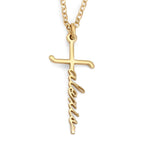 Personalized Cross Necklace