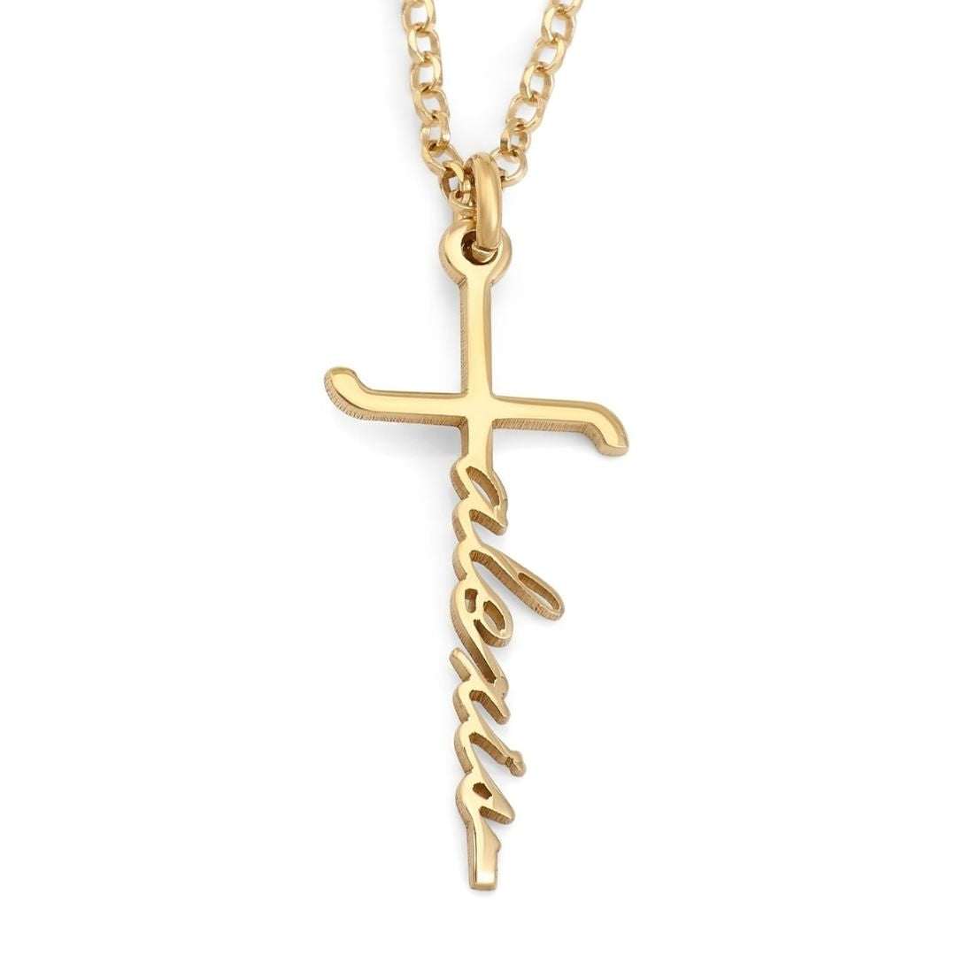 Personalized Cross Necklace