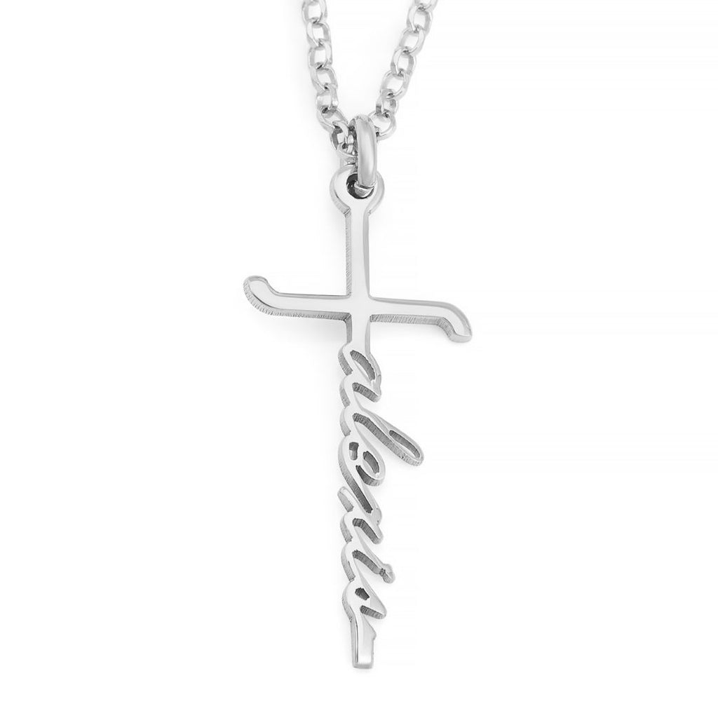 Personalized Cross Necklace