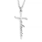 Personalized Cross Necklace