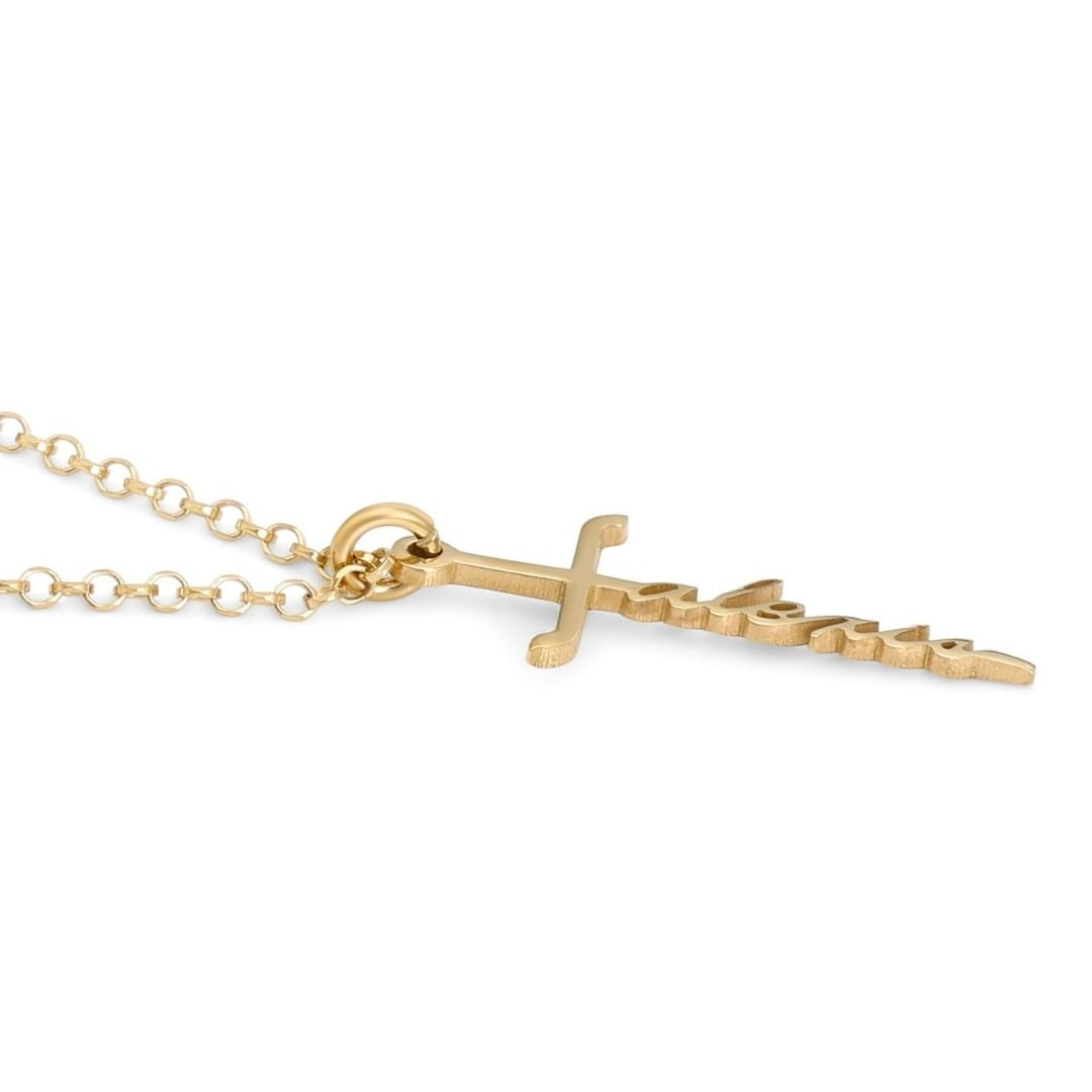Personalized Cross Necklace
