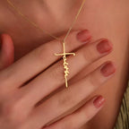 Personalized Cross Necklace