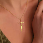 Personalized Cross Necklace