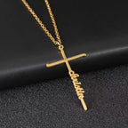 Personalized Cross Necklace