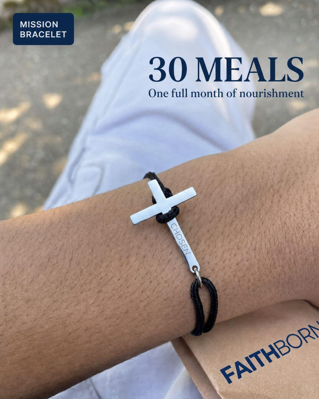 FaithBorn Bracelet · Feed a Child for 1 Month