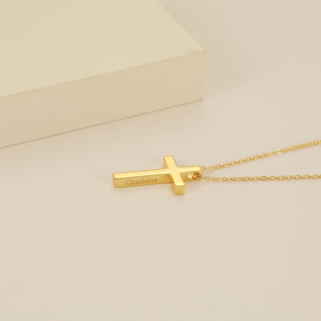 Engravable Cross Pendant