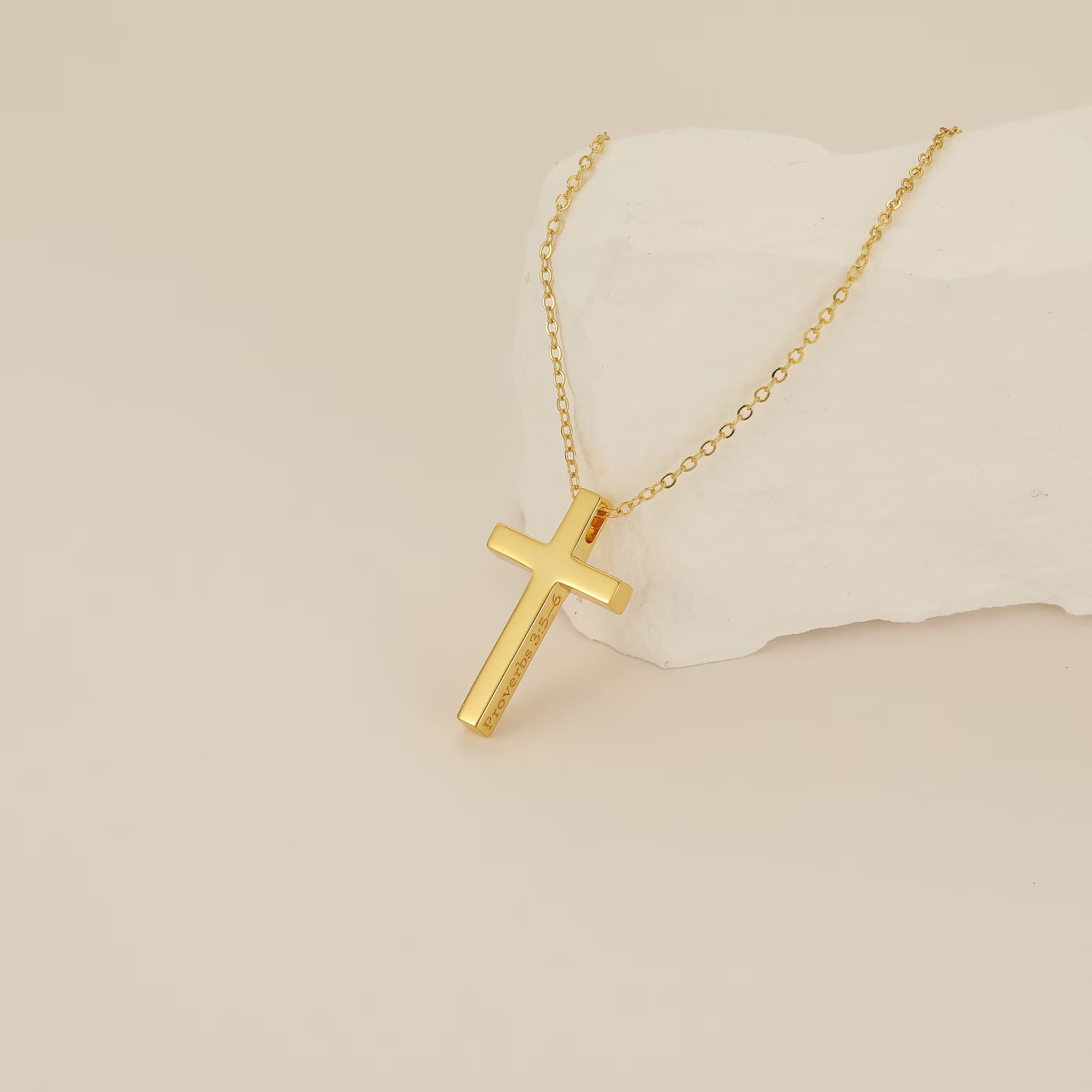 Engravable Cross Pendant