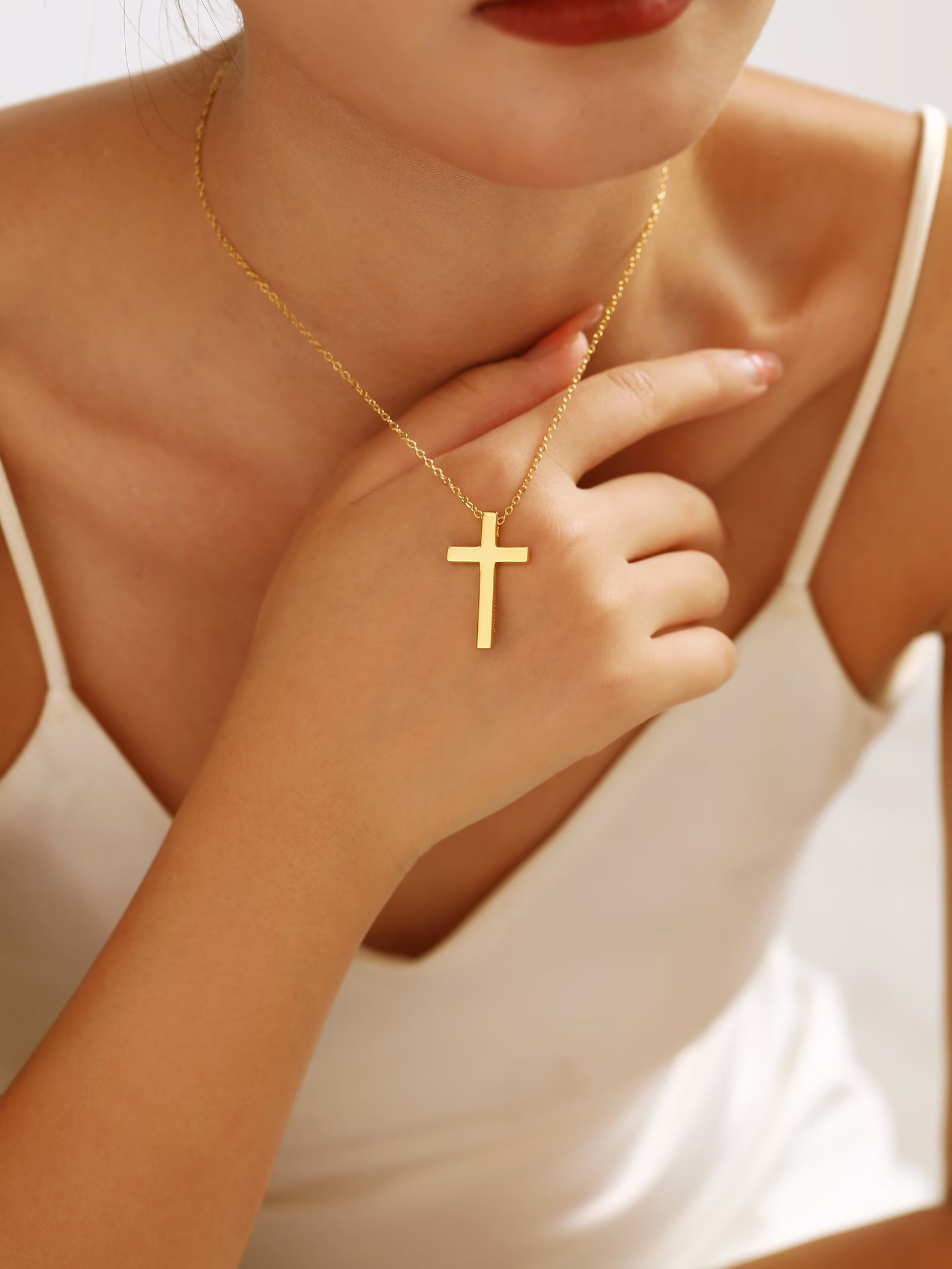 Engravable Cross Pendant