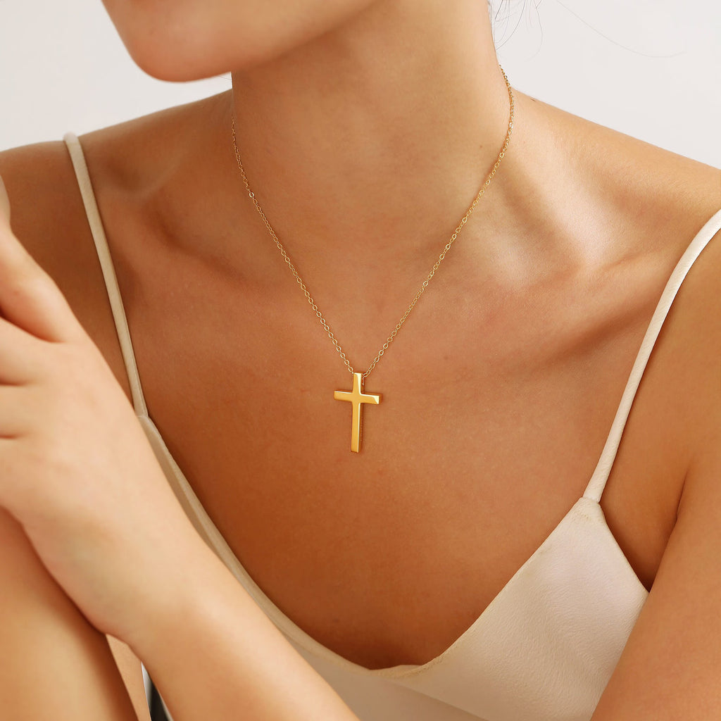 Engravable Cross Pendant