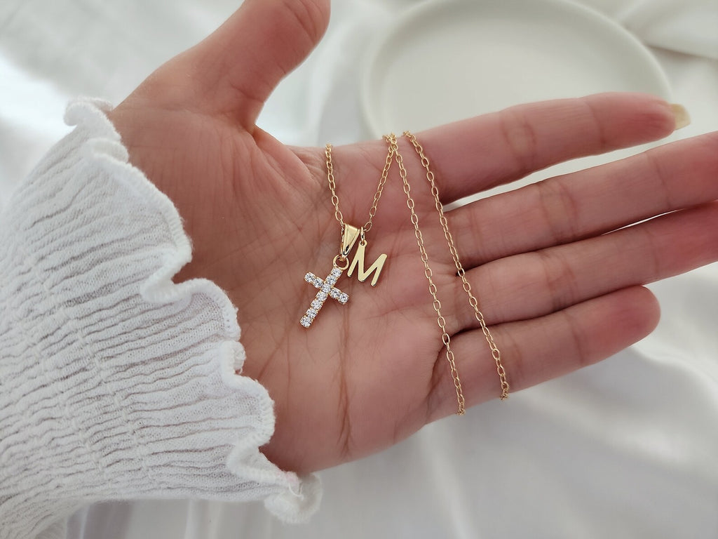 Personalized Cross Necklace
