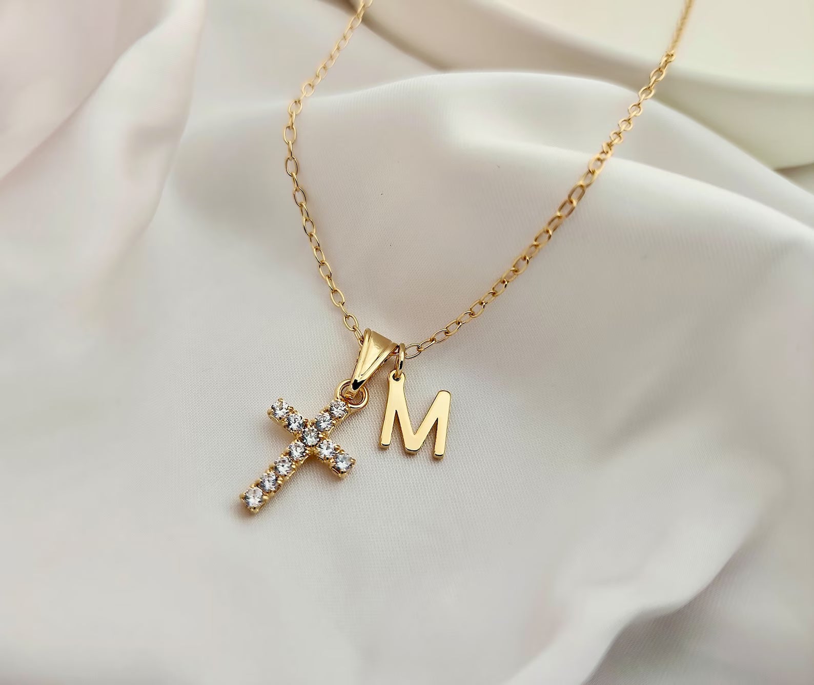 Personalized Cross Necklace